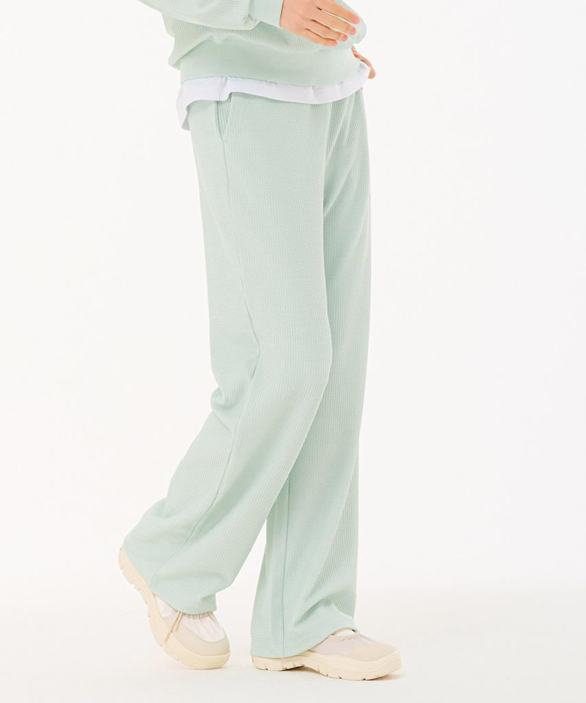 CHASECULT Women'S Ribbed Wide Elastic Pants-Farg7264B0S