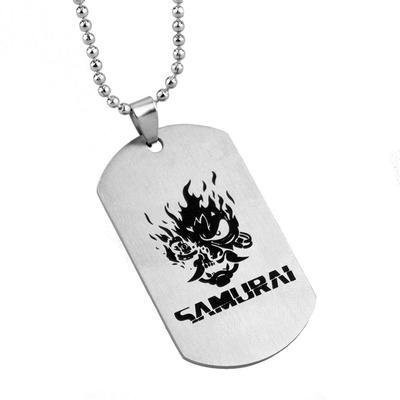 Halskette aus Cyberpunk-Legierung, Spielschmuck, Souvenir, Geschenk für Fans