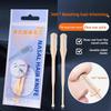 2 Pcs Hand-operated Rotary Double-sided Nose Hair Trimming Scissors for Men