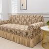 1pc Jacquard Sofa Slipcover Solid Color European Relief Embossed Sofa Couch Cover Furniture Protector for Living Room Home Decor