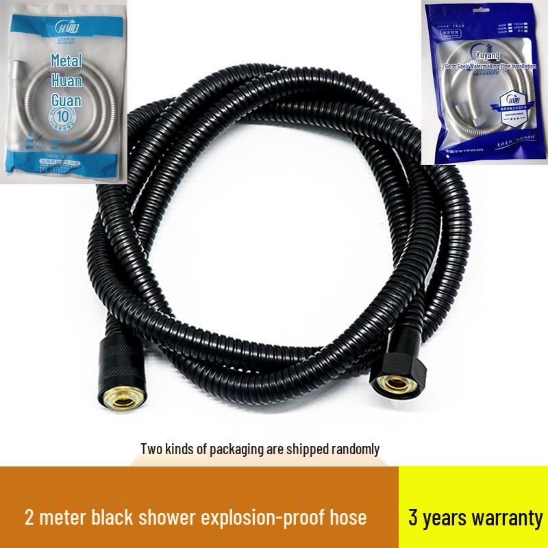 Supercharged Stainless Steel Explosion-Proof Shower Hose for Hot and Cold Water