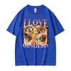 I Love Gingers Orange Cat Vintage 90s Graphic T Shirt Unisex Unisex Clothing Fashion Comfort Short Sleeves Loose Tshirts Streetwear