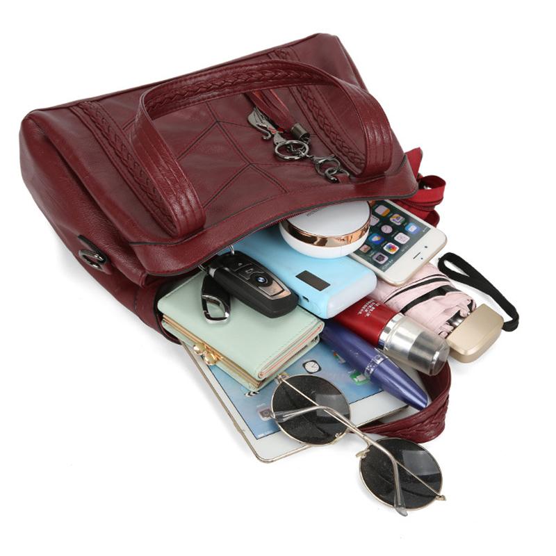 Yogodlns Puha PU bőr Luxus kézitáskák Női Táskák Tervező Női Minőségi Bojt Crossbody Táskák Shopper Tote