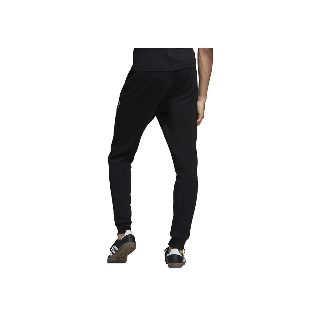 Adidas Originals FLC Lifestyle Series Drawstring Tapered Knit Sports Pants Men Bottoms Black DN6009