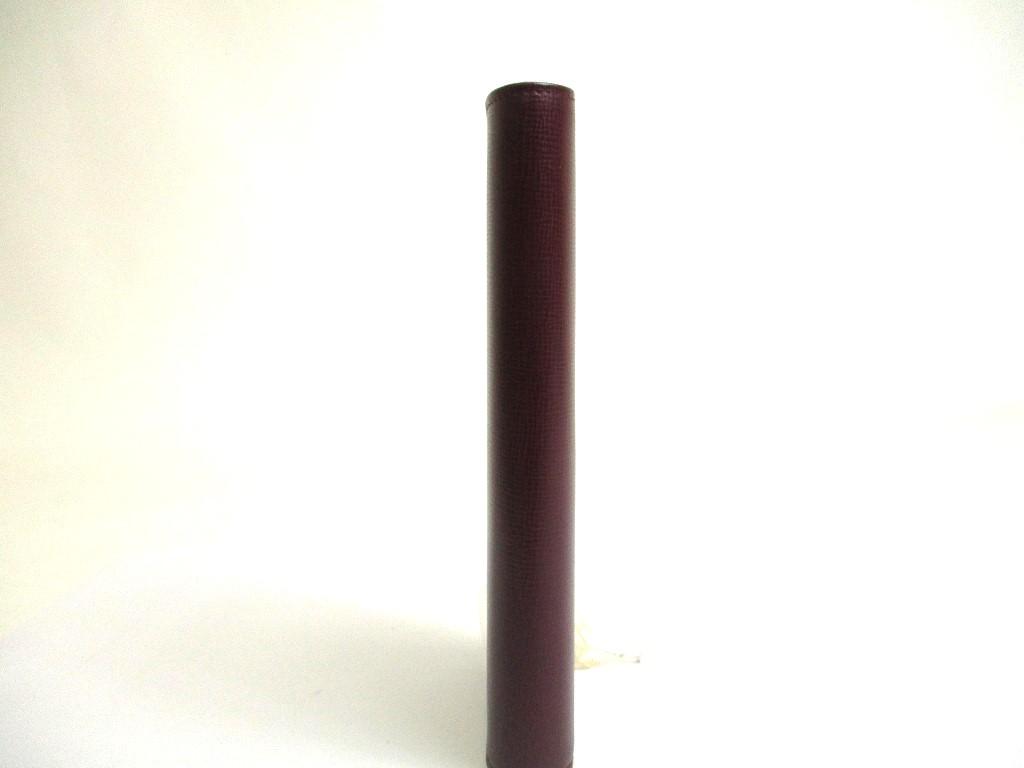 Authentische Cartier Must de Cartier Bordeaux Leder Bifold Lange Geldbörse #a590 Überholt