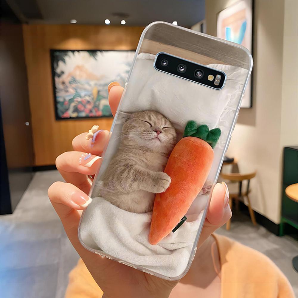 Phone Case For Samsung Galaxy S10 Plus Case Fundas Cases For Samsung Galaxy S10 S 10+ S10E Soft TPU Silicone Bumper Cover Coque
