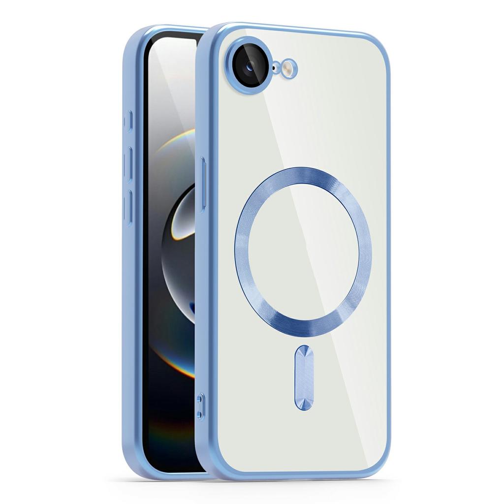 For iPhone 16e Case Compatible with MagSafe TPU+PC Clear Back Cover