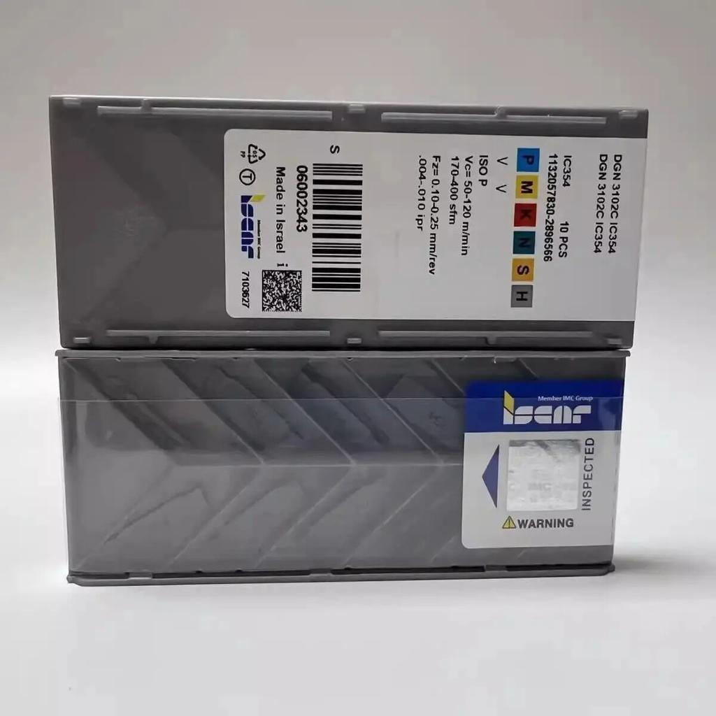 ISCAR / DGN3102C IC354 /Industrial indexable carbide inserts 10 Pcs