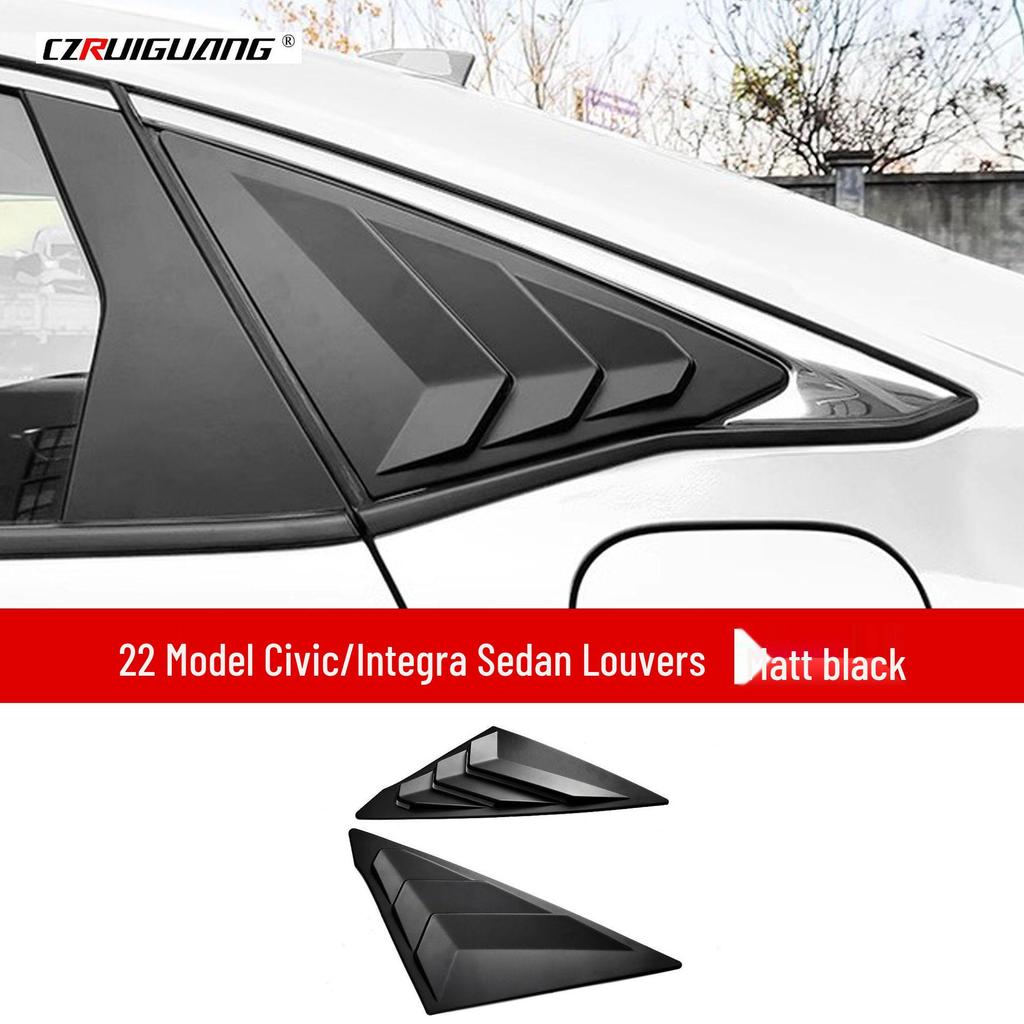 Honda Integra/Civic Front Lip, Rear Spoiler, Side Skirts, Rear Lip, Louvers, and Exhaust Tips Body Kit