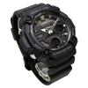 Casio World Time Telememo Quartz Watch AEQ-120W-1BV Men's Reverse LCD Black Overseas Model