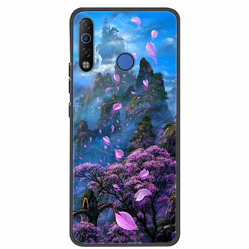 Case For TECNO Camon 12 Air Luxury Silicone Soft Shockproof TPU Back Cover for Tecno Camon 12 CC6 Case Camon12 Funda Love Coque