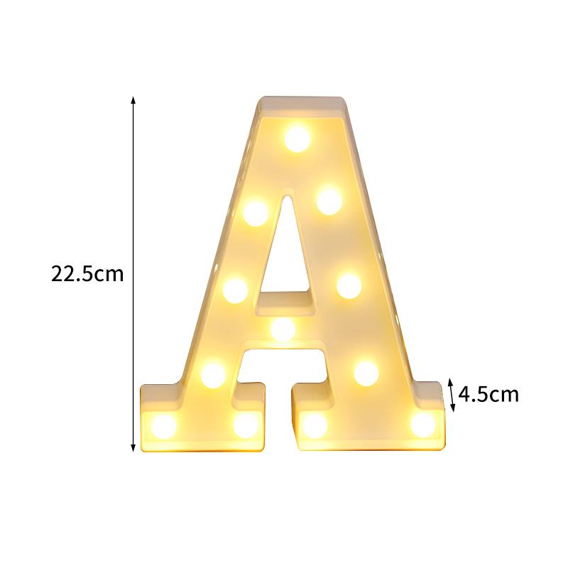 LED Happy Birthday Luminous Letters - Romantic Scene Decoration Lights