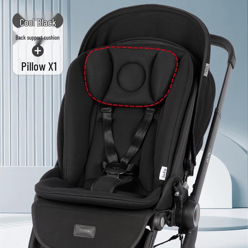 Stroller Spine Support Cushion: Thick Padded Baby Seat for High Chairs, All-Season Comfort