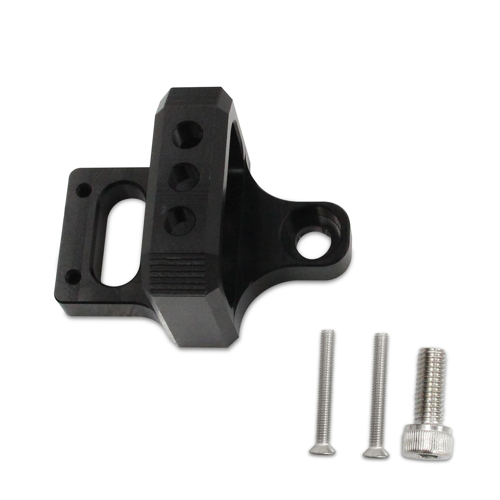 Automotive Boost Solenoid Mount Holder Bracket Kits 3 Port Aluminum Alloy Boost Controller Bracket Replacement for