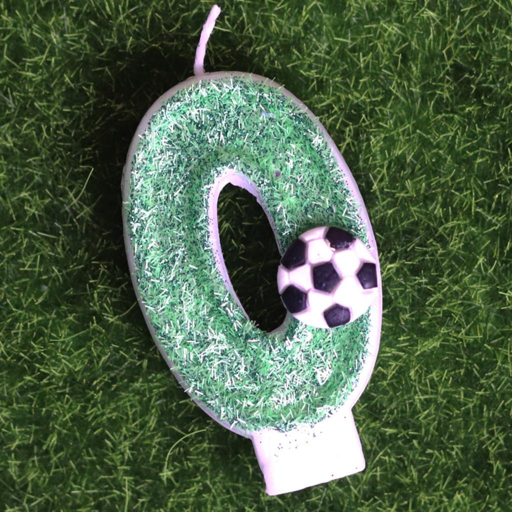 Creative Football Digital Birthday Candles