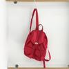 Nouveau sac à dos en nylon imperméable anti-rides pour femme, été décontracté, multi-poches, couleur unie, sac à dos de ville