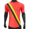 Mens Bamboo Fiber Soccer Jersey Orange Edition Manchester City Fan Shirt Short Sleeve Sportswear