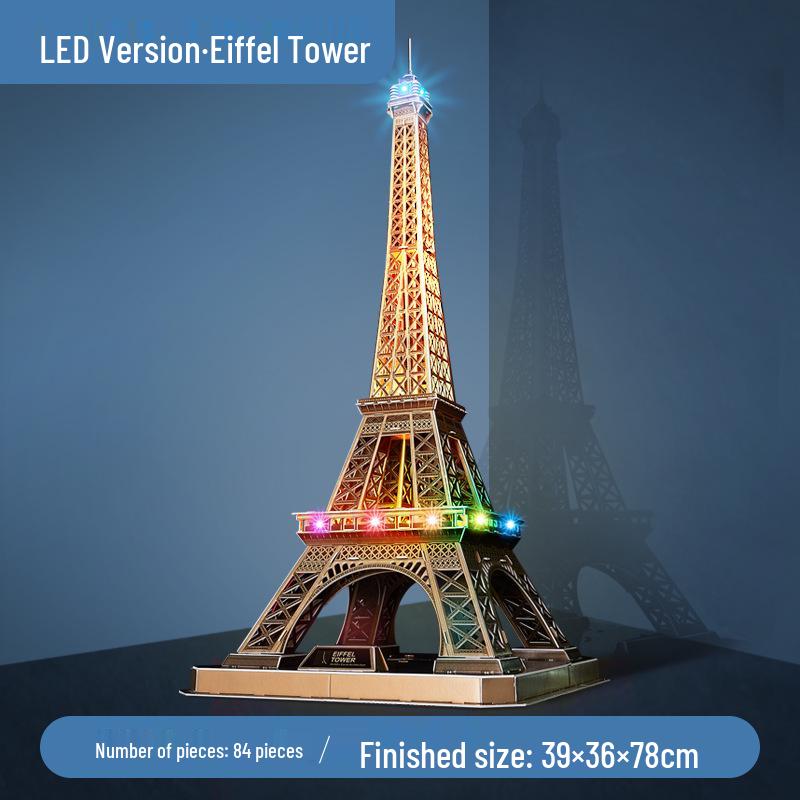 Lecube 3D St. Basilius-Kathedrale LED Puzzle - Architektonisches DIY-Modell & Geschenk für Kinder