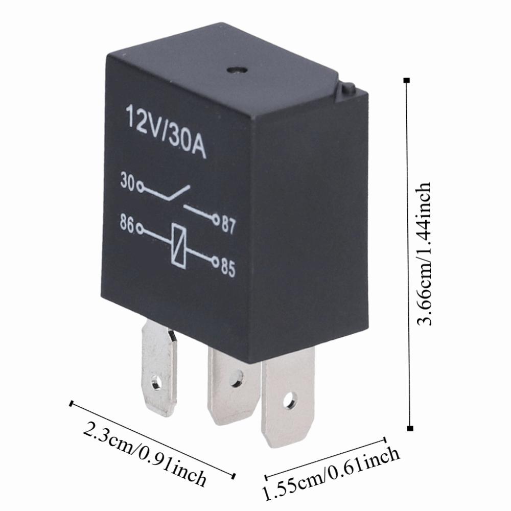 10 Pcs 4 Pin/5Pin Automobile Relay 36.6*23*15.5mm Car Relay Violet Relay  Air Conditioner System