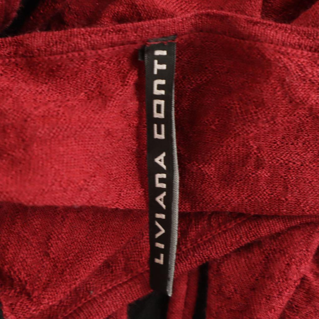 LIVIANA CONTI made in Italy Long sleeve knit Red Women Used