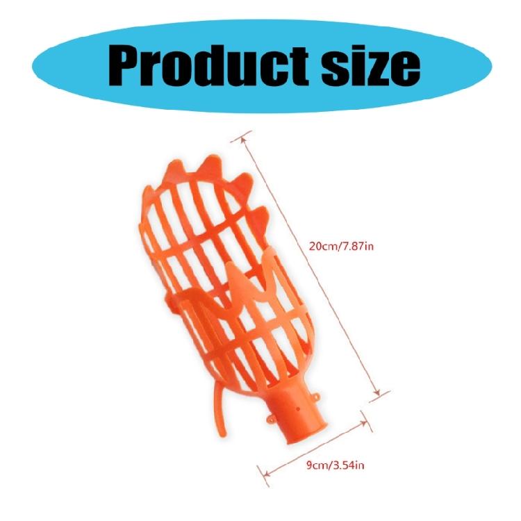 Garden Basket Fruit Pickers Head Fruit Pickers Picking Loquat Picking Bayberry Jujube Plastic Fruit Picking Tool
