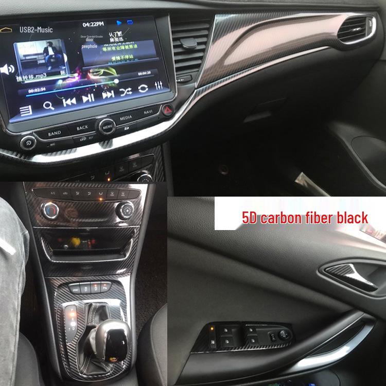 Buick Verano GS Carbon Fiber Interior Gear Shift Console Stickers