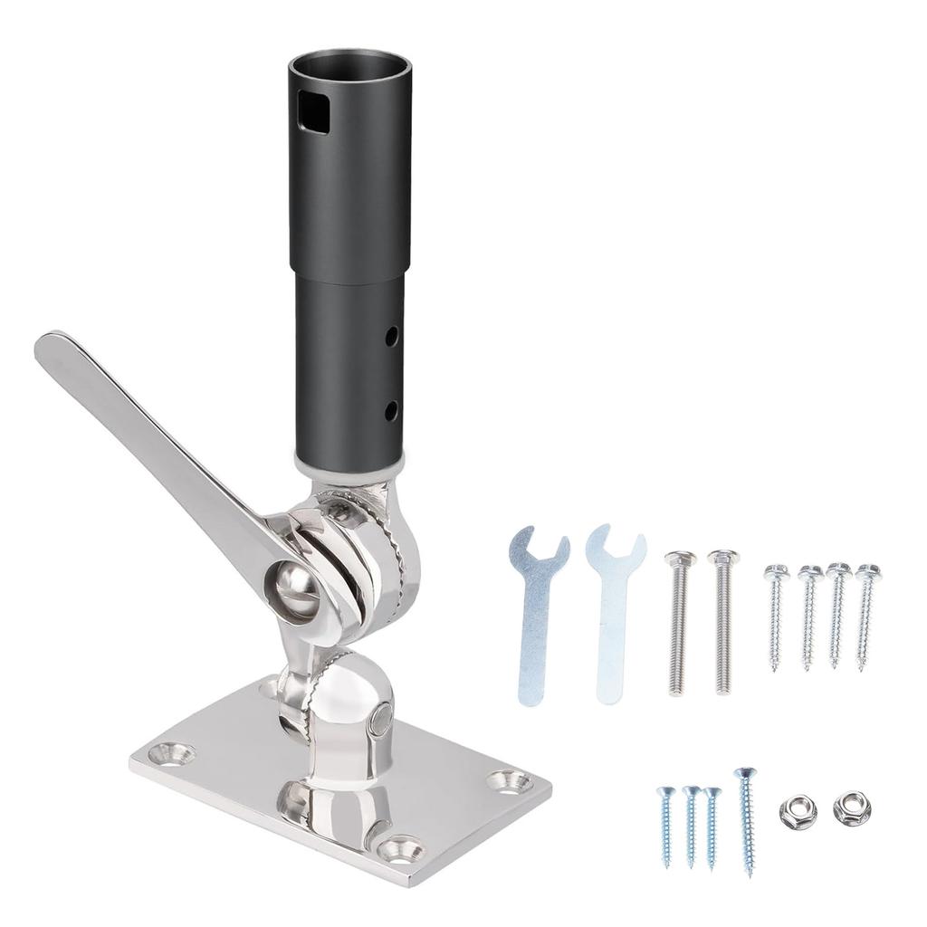 Antenna Mount Mount with Screw Marine Adjustable Antenna Base Mount Kit for Starlink Satellite Dish V2 Antenna