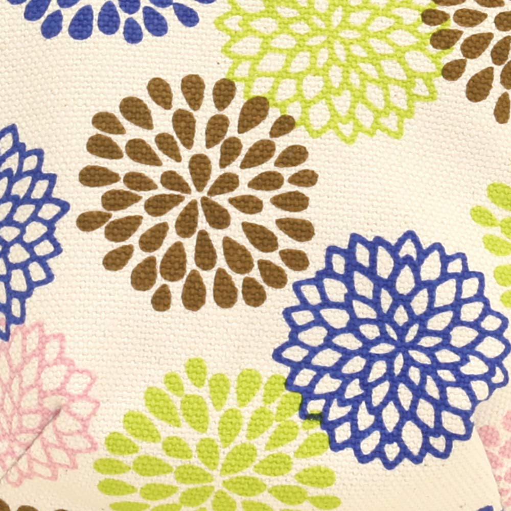 Goshiki Japanese Flower Series Horizontal Pouch with Chrysanthemum Goshiki Horizontal Clasp Pouch with Chrysanthemum [Maeda Senko] Hanpu-do 6.3-inch