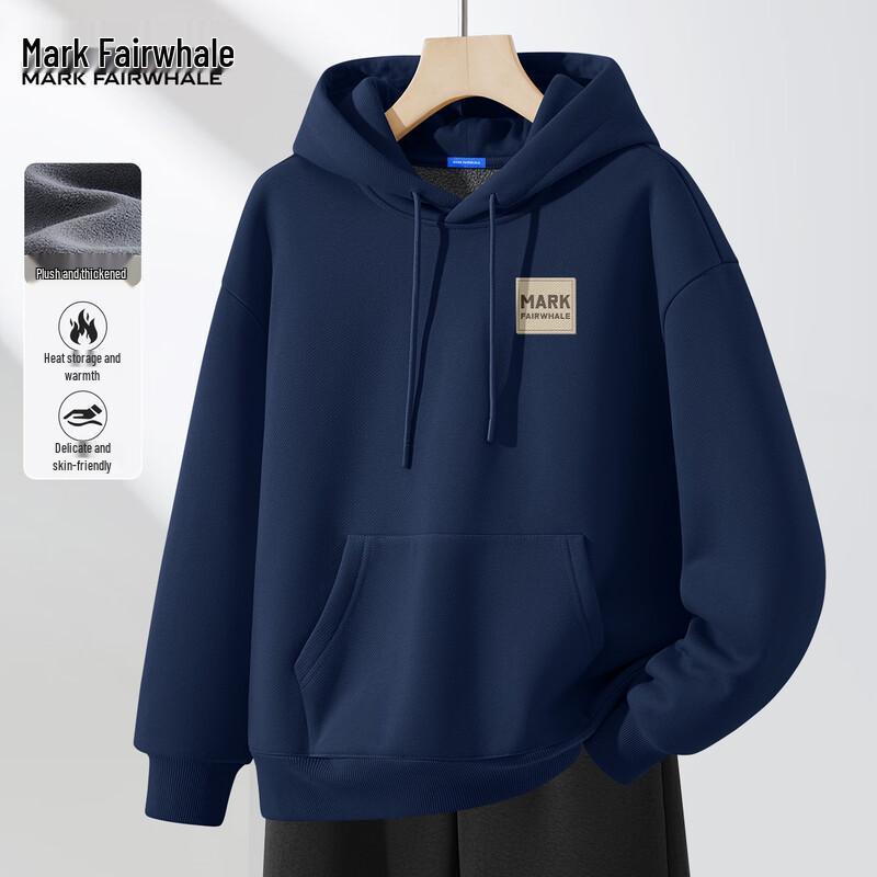 Mark Fairwhale Men's Fleece Lined Hooded Sweatshirt