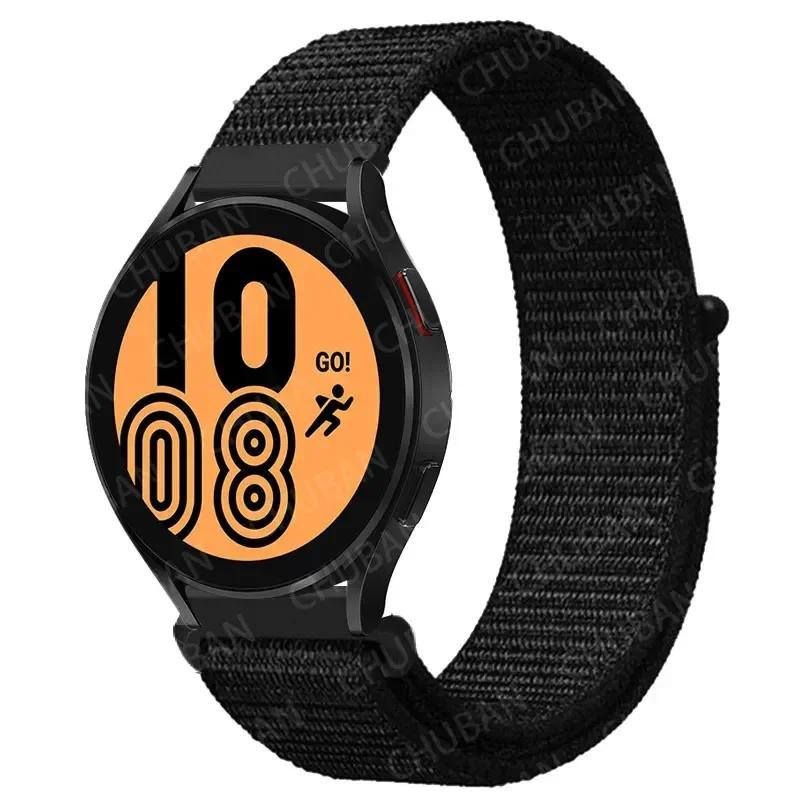 20mm/22mm Nylon Loop For Samsung Galaxy Watch 7/6/4/Classic/3/5/pro/Active 2 Sport Breathable Band Huawei Watch GT 4-3-2e Strap
