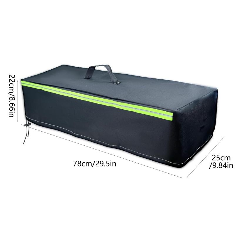 Outdoor Fire Pit Cover Protectors Guard For 28inch Gas Fire Table Waterproof Oxford Materials Reflective Safety Features