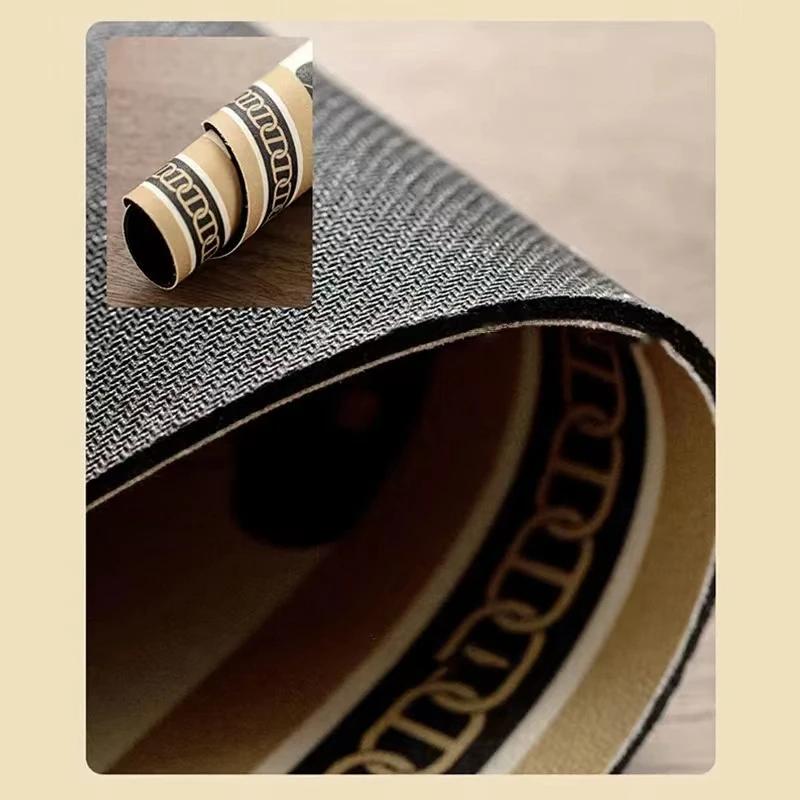 Black Marbling Super Absorbent Tableware Dish Drying Mat Kitchen Bottle Anti-slip Rug Luxury Kettle Dinnerware Bar Counte