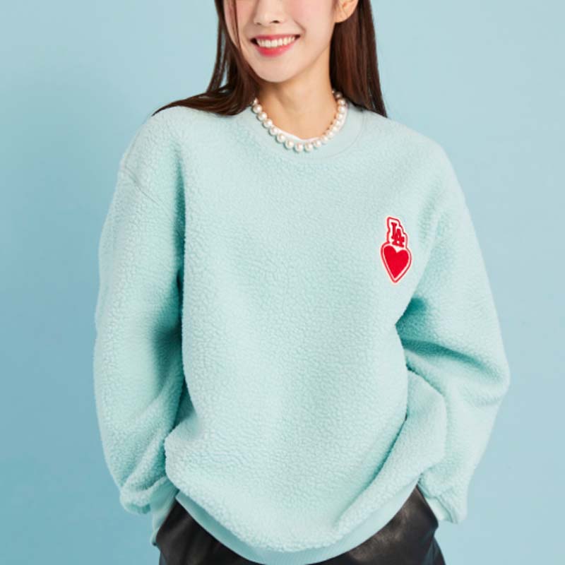 New MLB Los Angeles Dodgers Sweatshirt Unisex Light Blue 3AMTH0426-07BLL