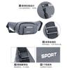 New waterproof large-capacity casual fanny pack men's fashion versatile breast bag cashier change bag mobile phone bag messenger bag