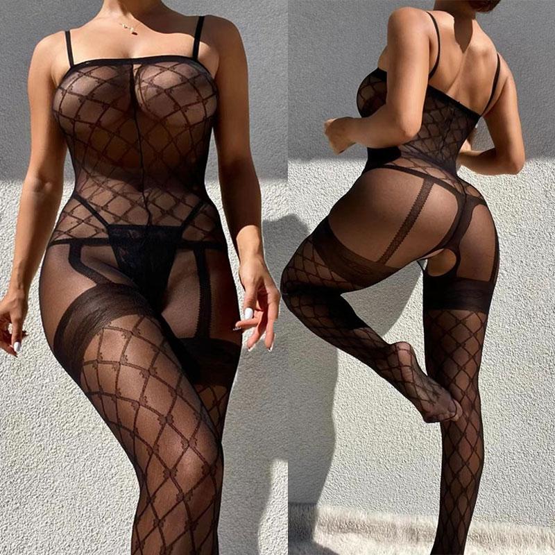 Catch Sexy Accessories Crotchless Women Corset Night Open Ass Body Stocking  Sex Doll Funny Female Lingerie Daring Bodysuit