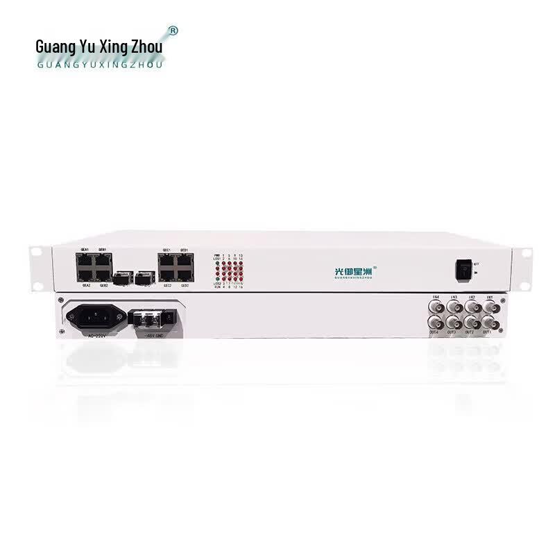 GY-4E14GE 4E1+4GE PDH Fiber Optic Multiplexer