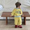 Boys' winter thickened suit New children's clothing baby winter clothing children's autumn and winter velvet sports suit