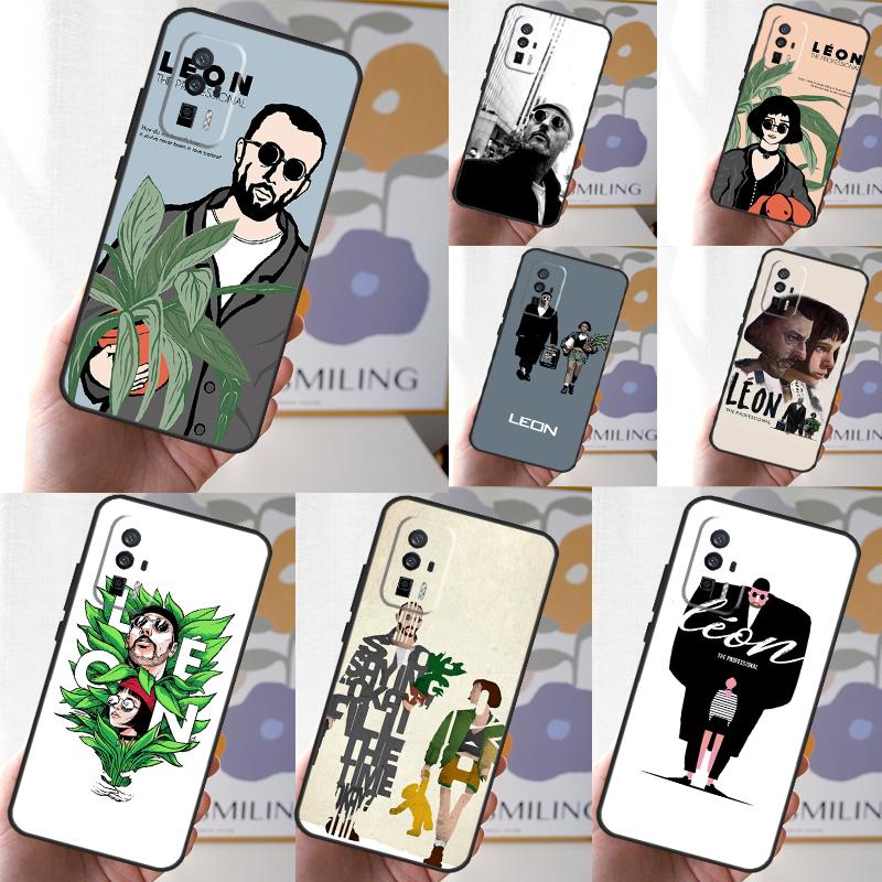 Leon The Professional Case For POCO X6 M6 X3 Pro X5 F3 F5 M5s Xiaomi 13 14 Ultra 12 Lite 11T 12T 13T Pro Cover