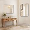 Square Wall Mounted Mirror 22" X 30" Mirror with Aluminium Alloy Frame