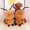 Plush Realistic Cockroach Doll In Surprised And Smirking Styles For Kids Gift