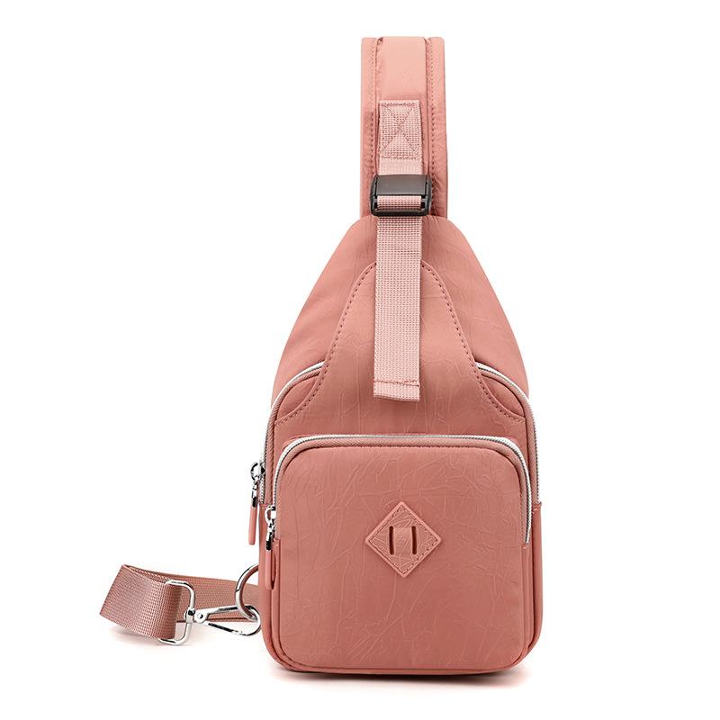 New fashion trend women's breast bag outdoor leisure mobile phone key messenger bag large capacity