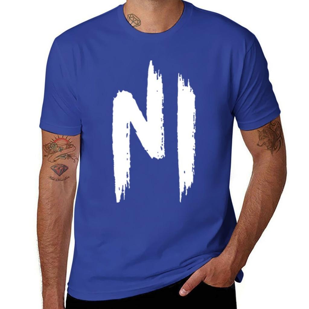 NI Mask Ninho T-Shirt Quick-drying Aesthetic Clothing Vintage Anime Shirt Men Clothing
