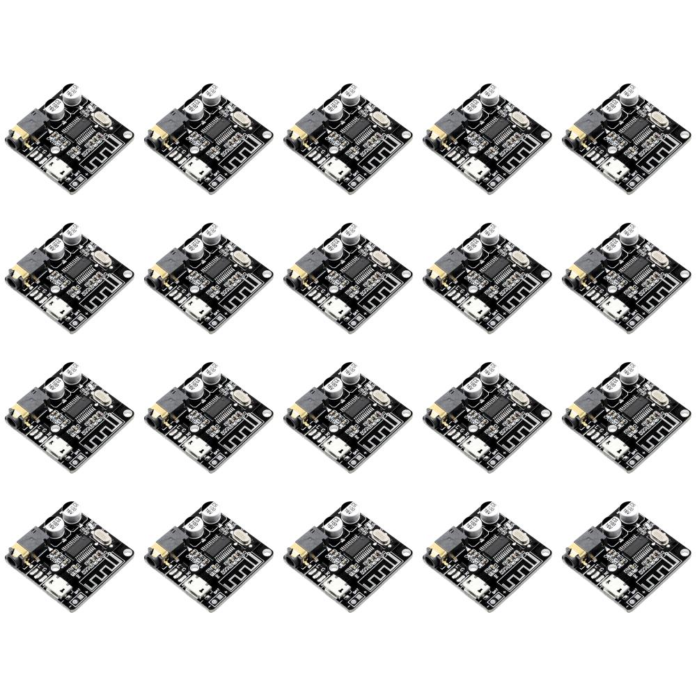 20PCS Bluetooth Audio Receiver Board Bluetooth 5.0 Mp3 Lossless Decoder Board Wireless Stereo Music Module MP3 Lossless Decoding