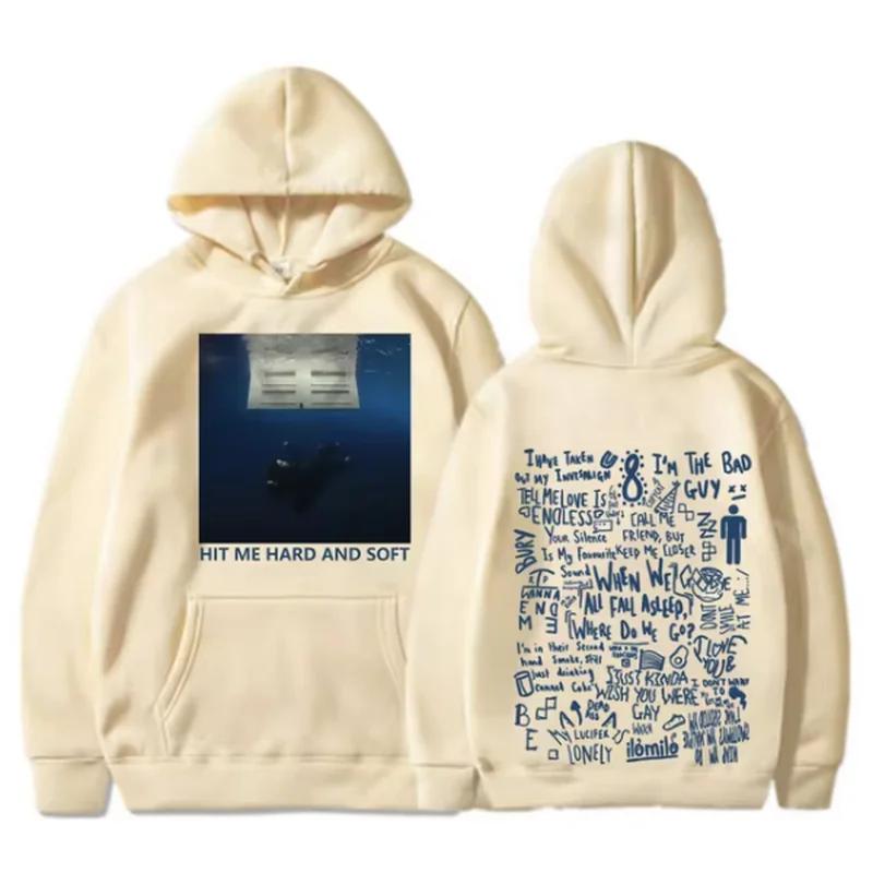 2025 Hit Me Hard and Soft Tour Hoodie Billie Hoodie Women's Hoodie Sudaderas Men's Casual Sports