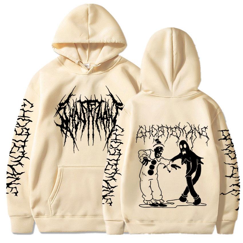 Ghostemane Hip Hop Clothing Rapper Sweats женские унисекс толстовки L бежевый 2857₽