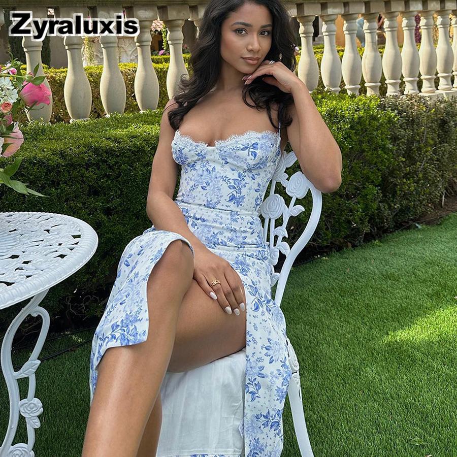 Summer Hot Sale New Small Floral A-Line Swing Dress for Women
