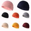 1Pcs Classic Cuff Beanie Knit Hat Slouchy Skull Ski Cap Retro Roll-up Edge Plain Winter Warm Hats for Men Women