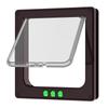 Cat Door Flap Entry and Exit Locking Cover Door/Window Mounted Clear Flap Get-in-whenever Upgraded Door
