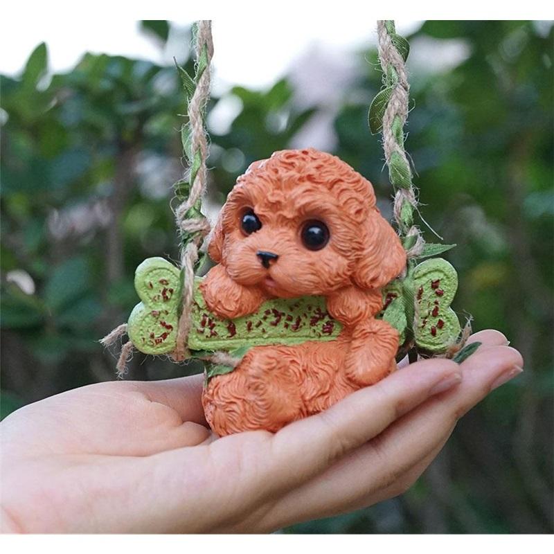 Creative Cute Rabbit Aquascape Resin Craft Accessories