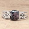 Eudialyte Jasper Gemstone Handmade Silver Jewelry Cuff Bracelets 7''Adjustable